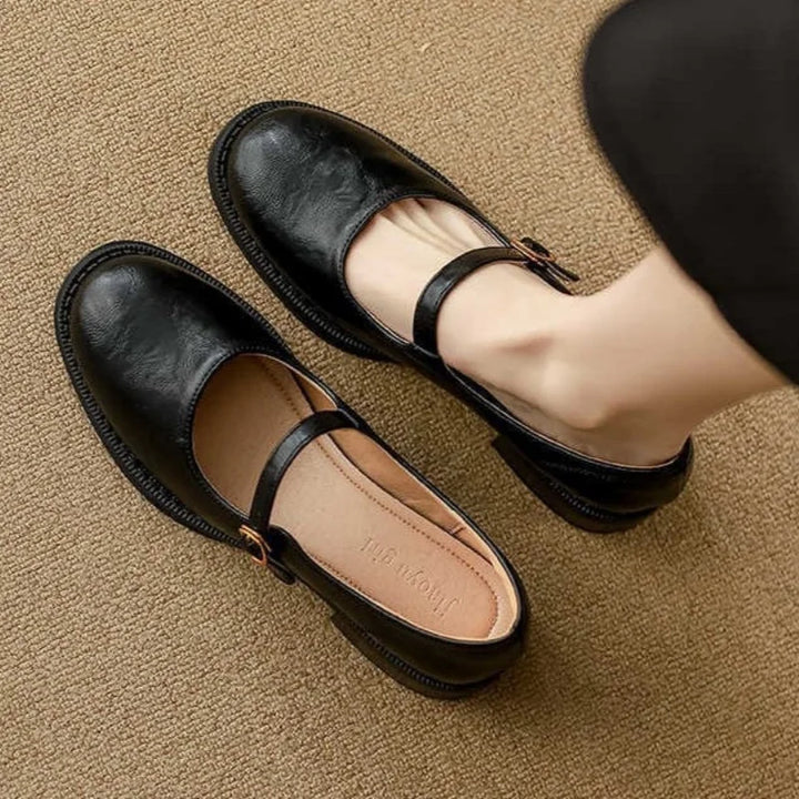 Britt | Chaussures Mary Jane pour femmes à petit talon carré