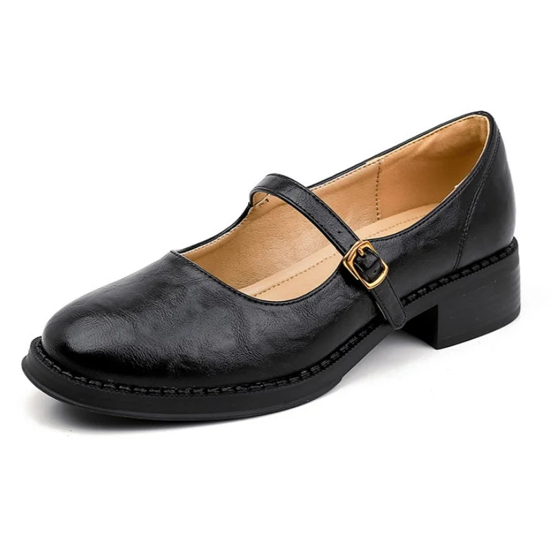 Britt | Chaussures Mary Jane pour femmes à petit talon carré