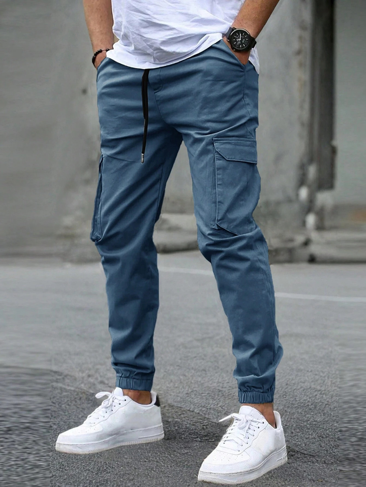Daan | Heren Cargo Trekkoord Elastische Joggingbroek