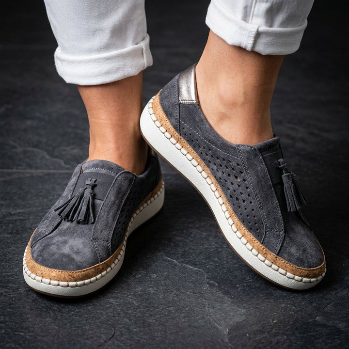 Femke | Baskets orthopédiques à enfiler avec pampilles