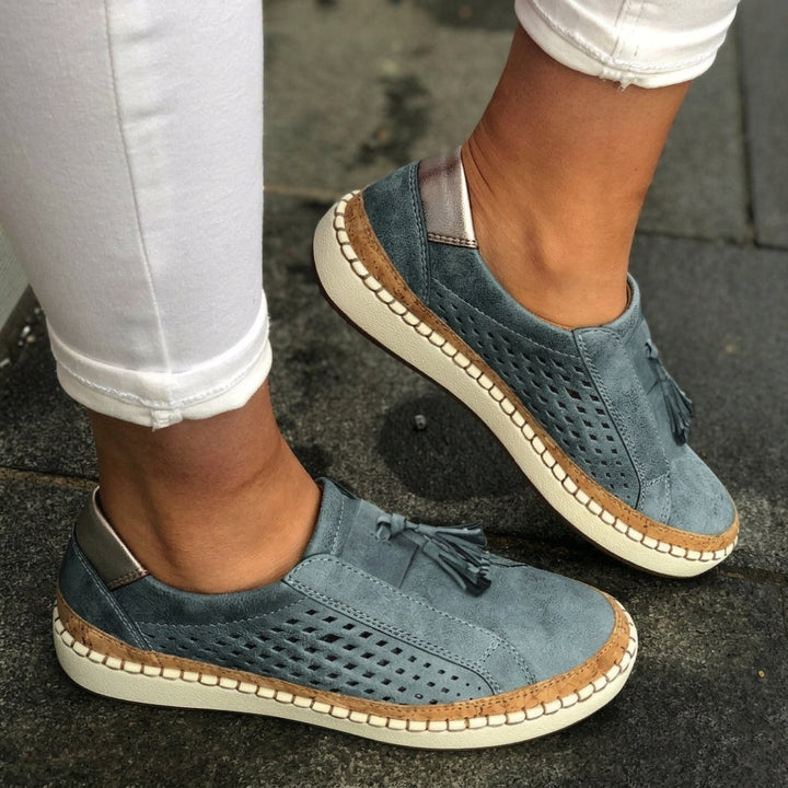 Femke | Baskets orthopédiques à enfiler avec pampilles