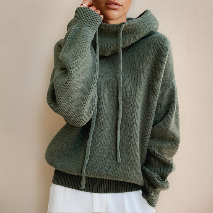 Femke | Sweat à capuche oversize à col montant pour femme