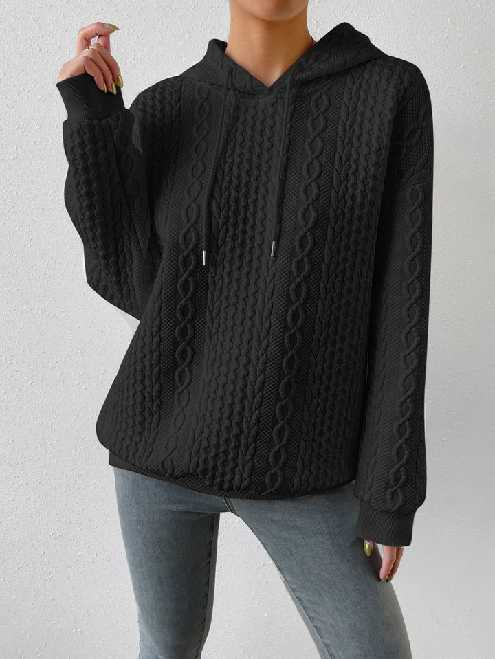 Loes | Sweat à capuche oversize pour femme à manches longues