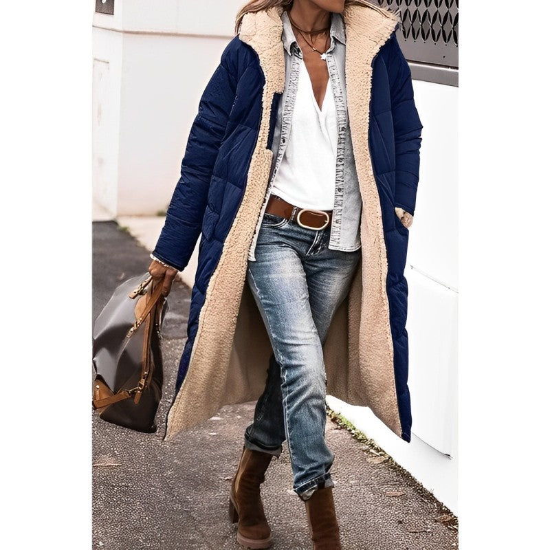 Lotte | Manteau long matelassé pour femme