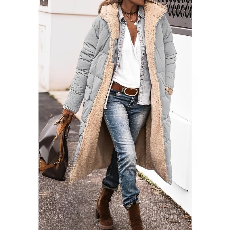 Lotte | Manteau long matelassé pour femme