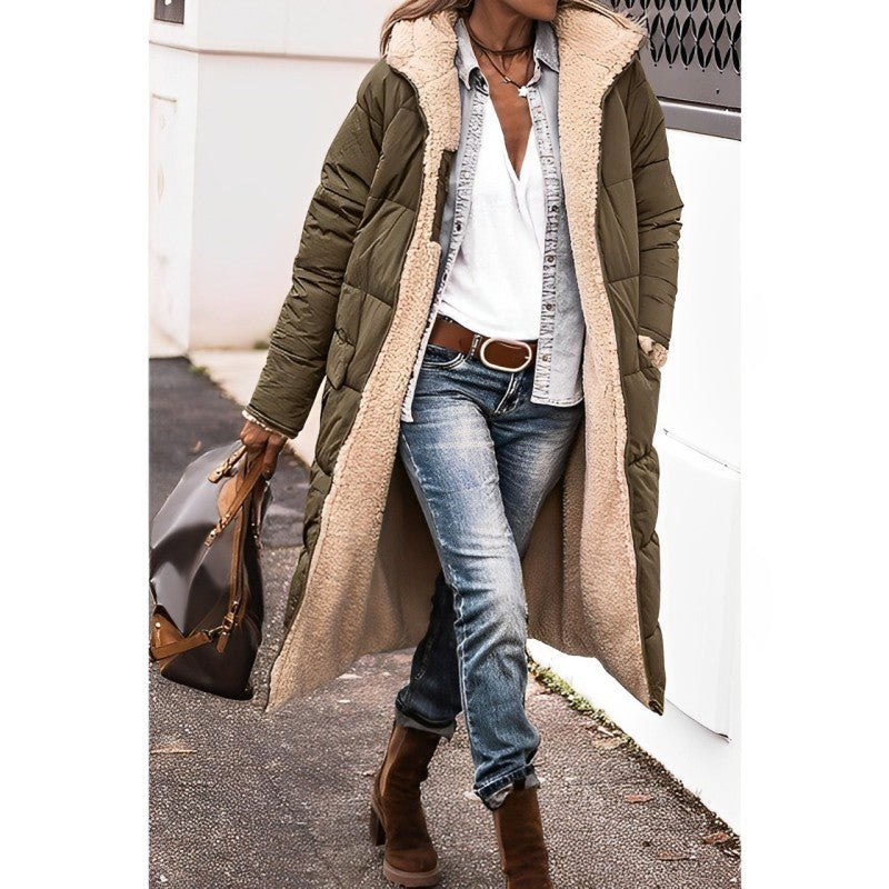 Lotte | Manteau long matelassé pour femme
