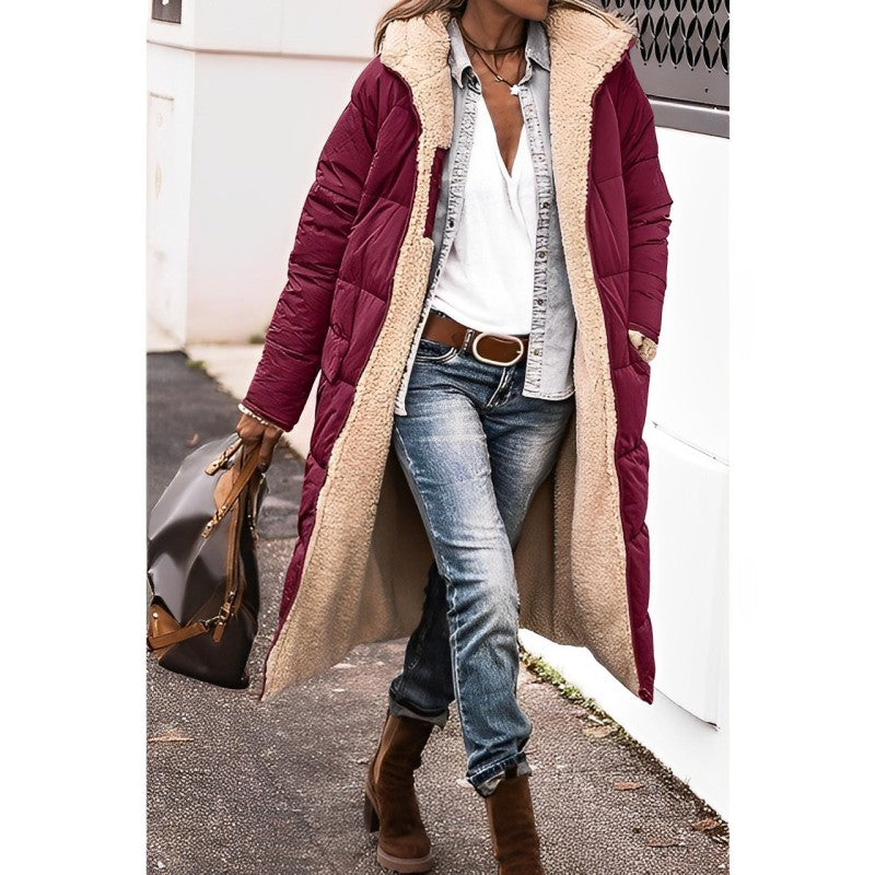 Lotte | Manteau long matelassé pour femme