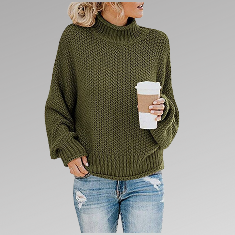 Lotte | Pull décontracté oversize pour femme à col roulé