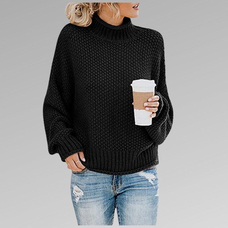 Lotte | Pull décontracté oversize pour femme à col roulé