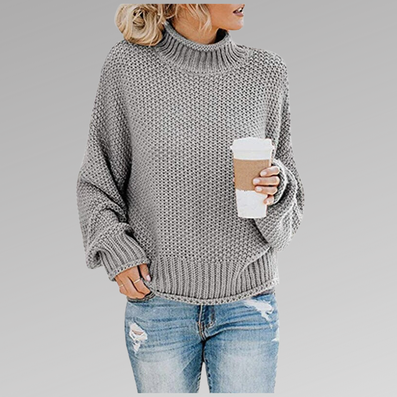 Lotte | Pull décontracté oversize pour femme à col roulé