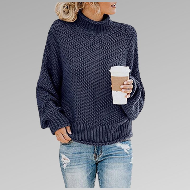 Lotte | Pull décontracté oversize pour femme à col roulé