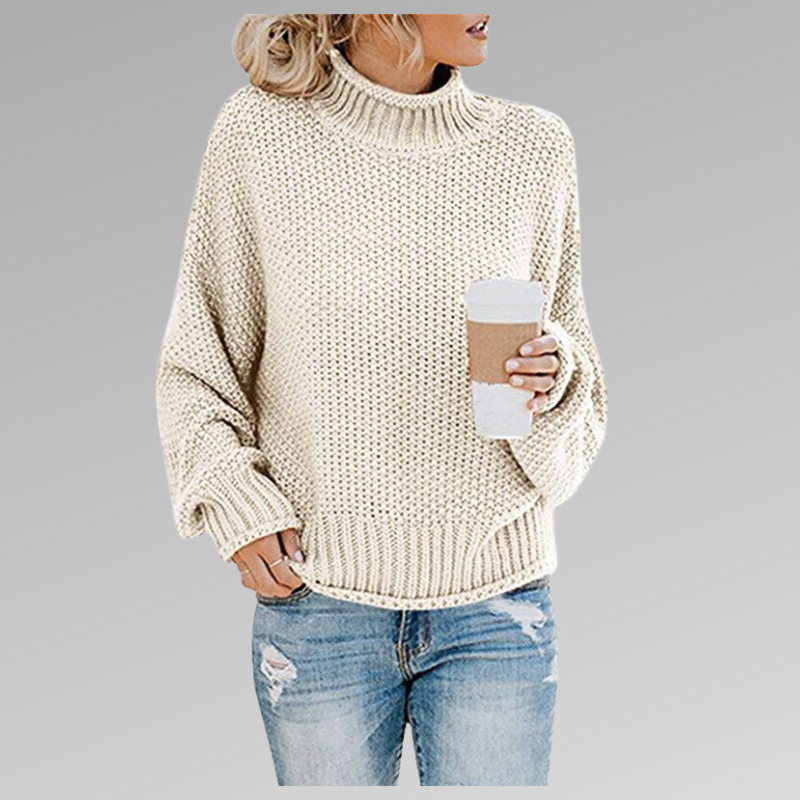 Lotte | Pull décontracté oversize pour femme à col roulé