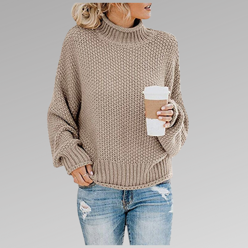 Lotte | Pull décontracté oversize pour femme à col roulé