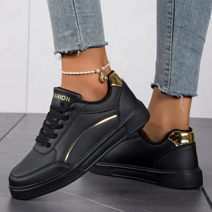 Mila | Baskets compensées à lacets pour femme