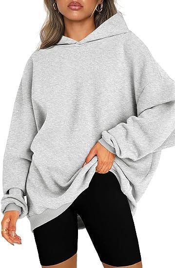Mila | Sweat à capuche oversize pour femme à épaules tombantes