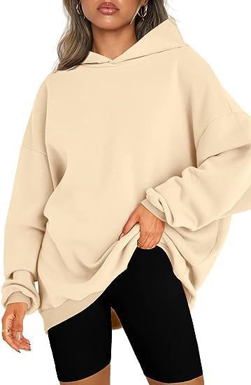 Mila | Sweat à capuche oversize pour femme à épaules tombantes