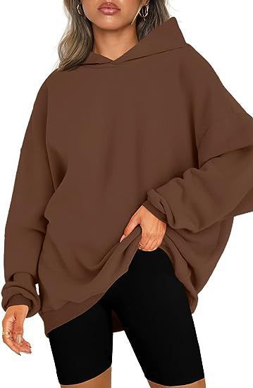 Mila | Sweat à capuche oversize pour femme à épaules tombantes