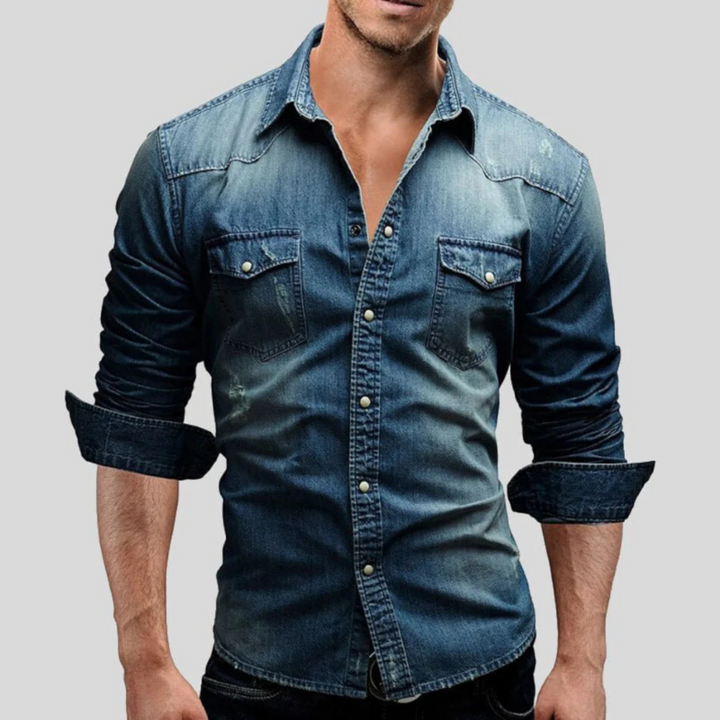 Ruben | Chemise classique pour homme à col pointu