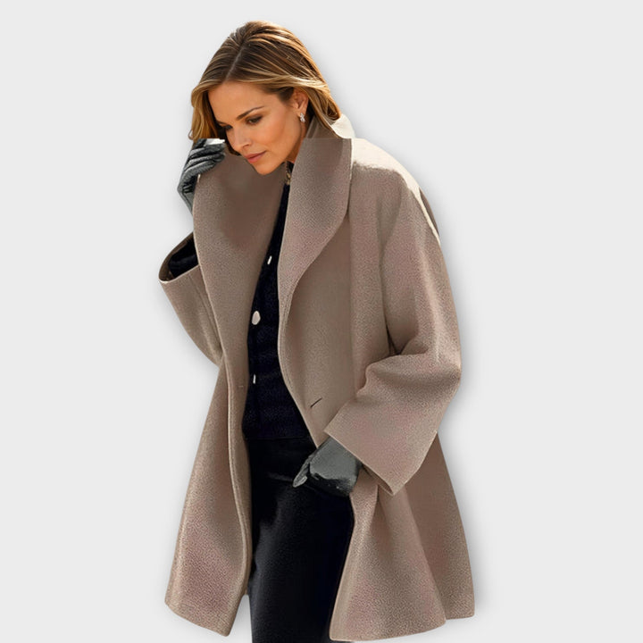 Vera | Manteau oversize mi-long pour femme à manches amples