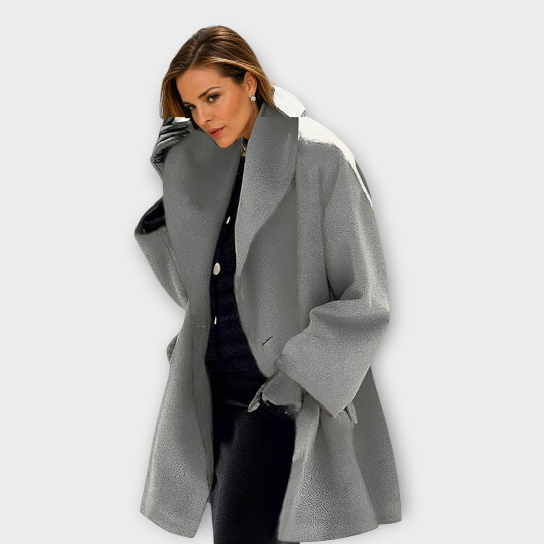Vera | Manteau oversize mi-long pour femme à manches amples