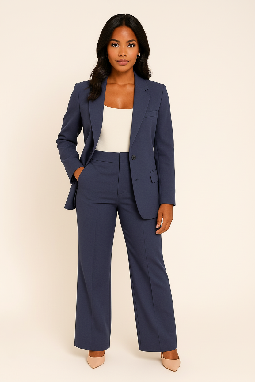 Vivienne | Ensemble tailleur élégant deux pièces pour femme