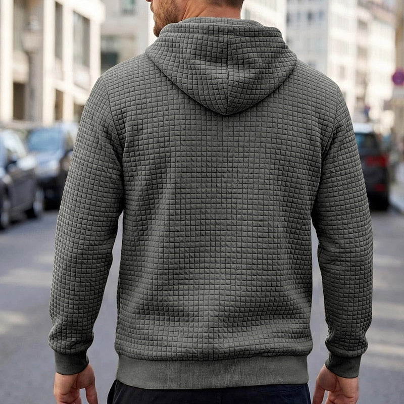 Bram hoodie achteraanzicht in grijs