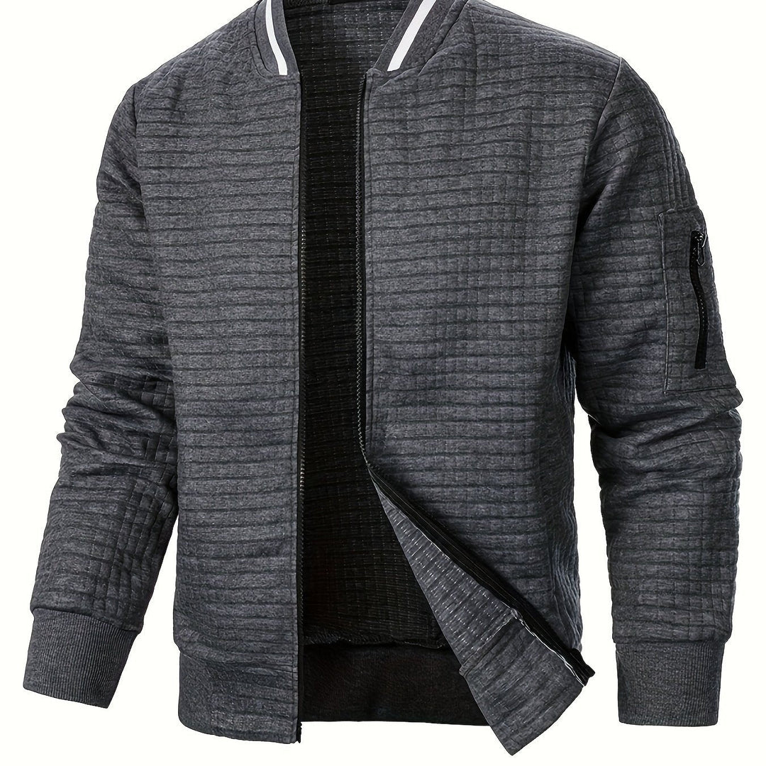 Jasper | Blouson aviateur texturé pour homme