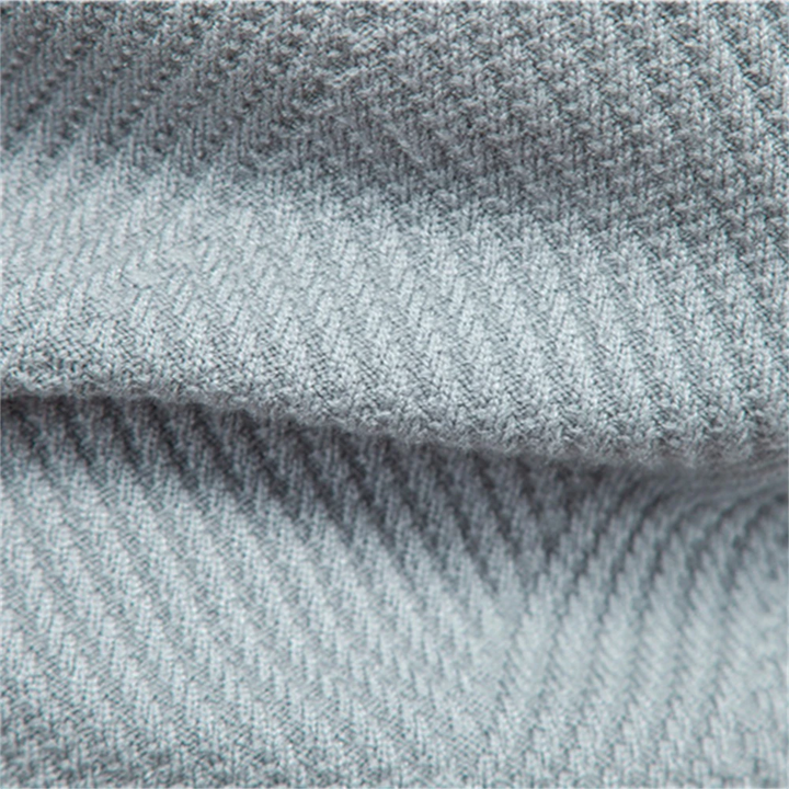 Laurent gebreide stof close-up detail